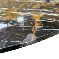 Nadara plateau de table en marbre ambré Ø120