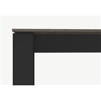 Corinna table béton et noir