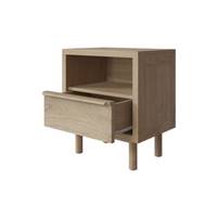 Paloma table de chevet en bois 1 tiroir et 1 niche