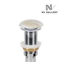 Orlane vasque de lavabo ronde céramique effet marbre