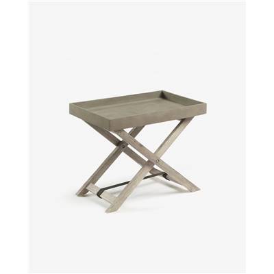 Deuba table pliante avec plateau amovible bois d'acacia