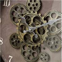 Parker horloge gousset murale métal noir 38x50