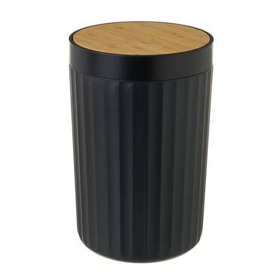 Pritta poubelle 5L en bambou noir