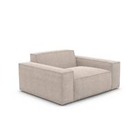 Stacele fauteuil 1 place en tissu texturé beige