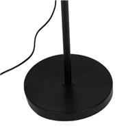 Pietra lampadaire en bois et métal noir