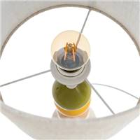 Totem lampadaire en céramique multicolore H84cm