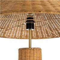 Fernande lampadaire haut en rotin tressé H147cm