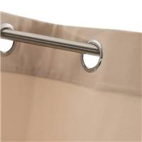 Burn rideau en polyester beige 140x260cm
