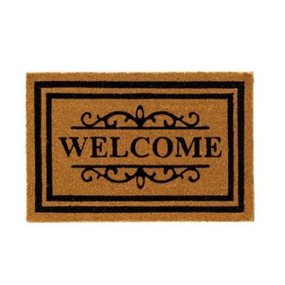 Malaisia paillasson Welcome en fibres de coco 60x40