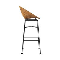 Dedon tabouret de bar en résine tressée naturelle H75