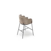 Baita tabouret de bar velours beige