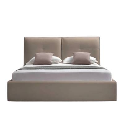 Gatha lit-coffre 160x200 similicuir beige