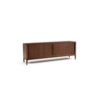 Liamca buffet enfilade noyer et cuir