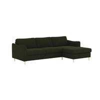 Dory canapé d'angle droit convertible vert foncé