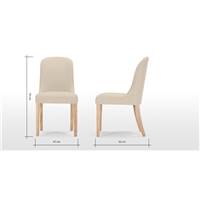 Harrow chaise beige biscuit