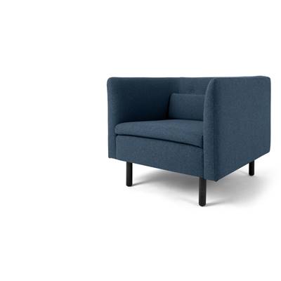 Henderson fauteuil bleu denim