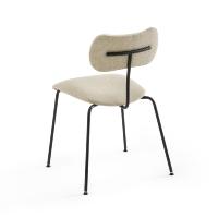 Nordine chaise tweed texturé ficelle