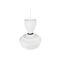 Marco suspension en papier blanc et fer blanc