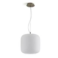 Archic suspension opaline blanc mat