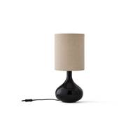 Glamm Lampe à poser verre noir