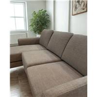 Miji canapé d'angle gauche gris clair