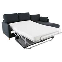 Cerea canapé d'angle droit gris anthracite