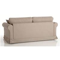Takayu canapé convertible marron taupe