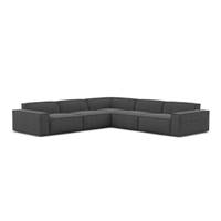 Stacele canapé corner en structure gris anthracite