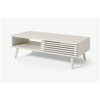 Tulma table basse blanc lav