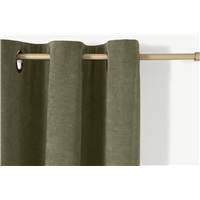 Jovian paire de rideaux à œillets vert chartreuse 135x260