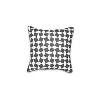 Cailele housse de coussin gris et blanc 45x45