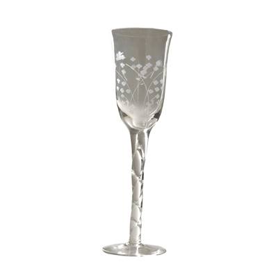Twist verre à champagne motif H23cm