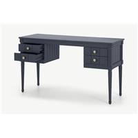 Bourbon bureau vintage bleu ardoise