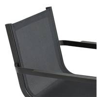 Byro fauteuil de jardin aluminium antractite