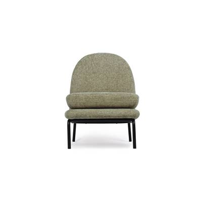 Helle fauteuil tweed taupe