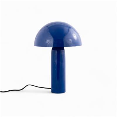 Savior lampe champignon en métal bleu foncé