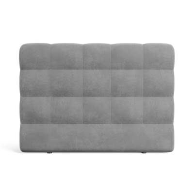 Nastave tête de lit 200cm en velours gris foncé