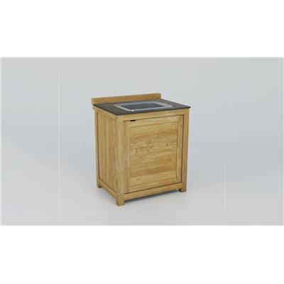 Bali module avec bassin cuisine extérieur en teck