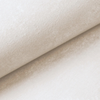 Sigono canapé d'angle droit en velours crème