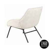 Martin fauteuil en velours côtelé beige