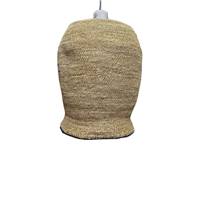Milda moyenne suspension en jute naturelle liseré noir ø45