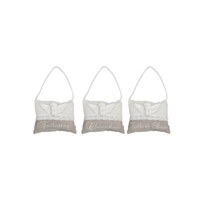Set 3 coussins de porte Ange