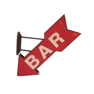 Enseigne FLECHE BAR