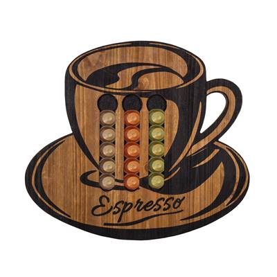 Tasse avec supports pour capsules
