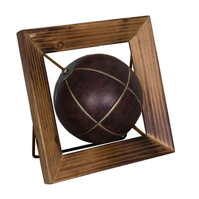 Globe terrestre dans cadre