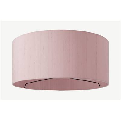 Idris grand abat-jour en soie, rose
