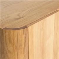 Sirocco meuble TV en chêne naturel 4 portes