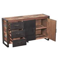 Nautical buffet bois de bateau recyclé L160cm