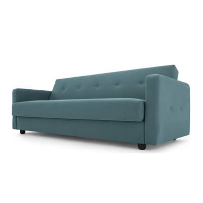 Chou clic-clac avec rangement tissu bleu sorbet