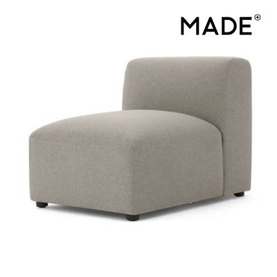 Juno fauteuil modulable gris Manhattan